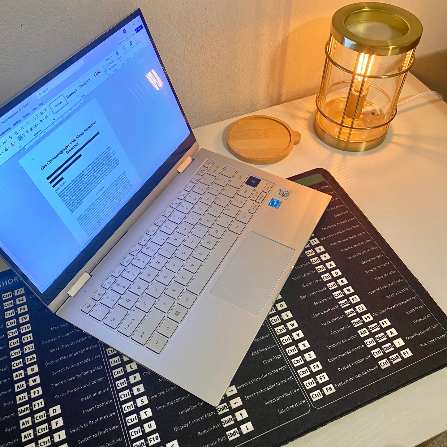 Office Shortcuts Keyboard and Mousepad 2 in 1