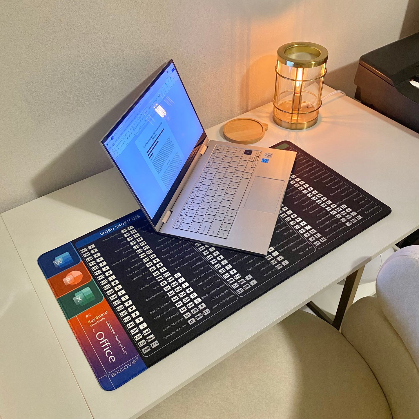 Office Shortcuts Keyboard and Mousepad 2 in 1